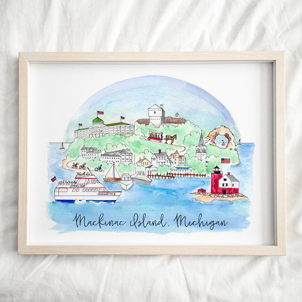 Mackinac Island, Michigan Art Print