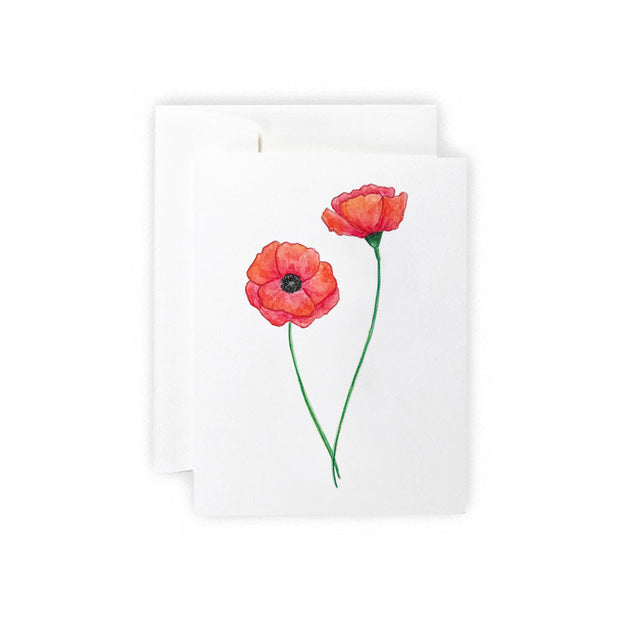 Poppies Greeting Card