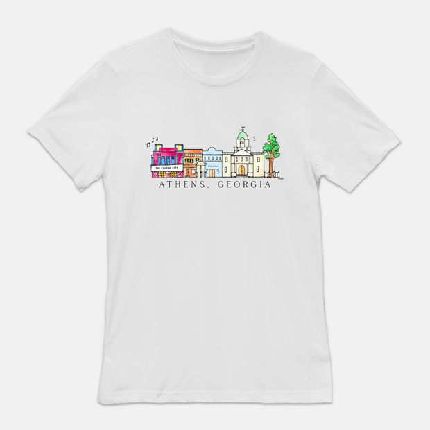  City of Atlanta, GA Watercolor T-Shirt T-Shirt