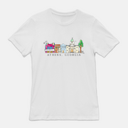Athens, Georgia Skyline Kids T-Shirt