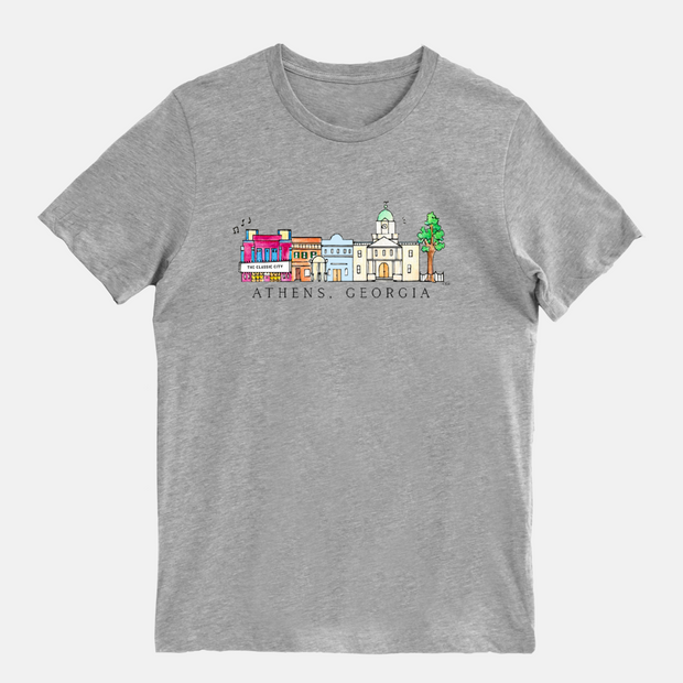 Athens, Georgia Watercolor T-Shirt