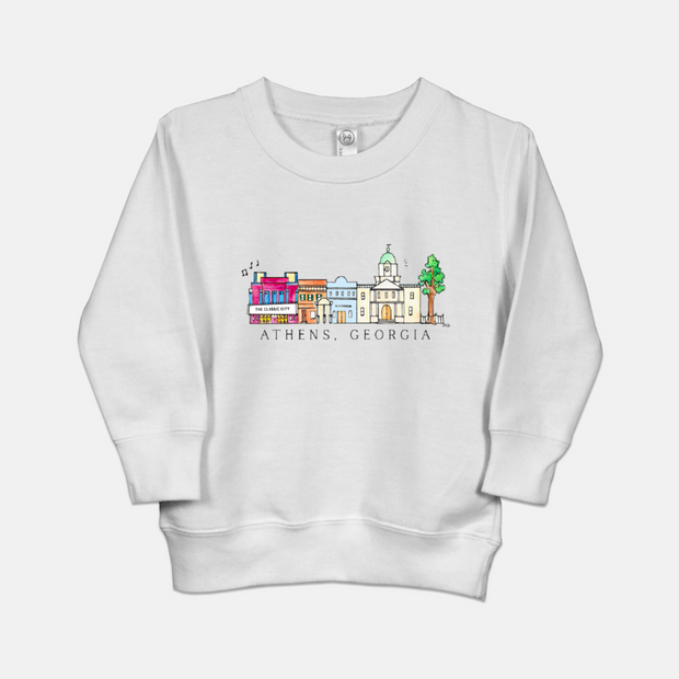 Athens Skyline Kids Sweatshirt