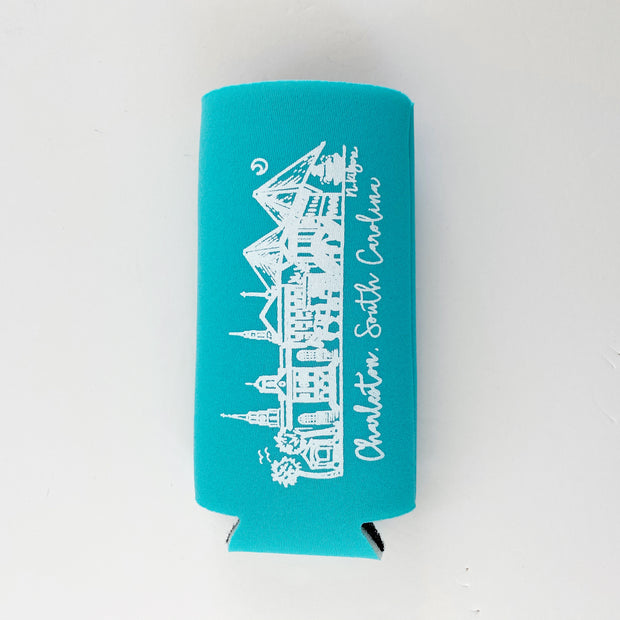 Charleston Rainbow Row Slim Can Holder