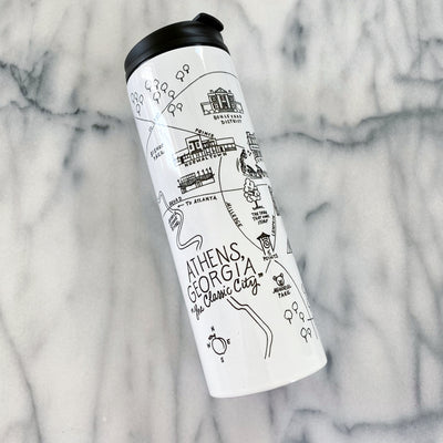 Athens map tumbler