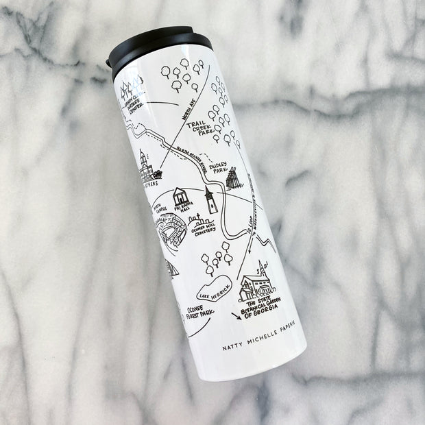 Athens map tumbler