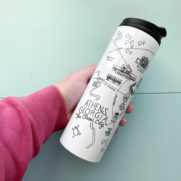 Athens map tumbler