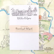 *Available in a Variety of Skylines* Personalized Notepads