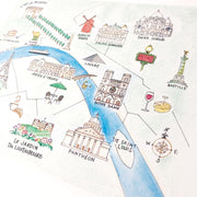 Paris Map Greeting Card