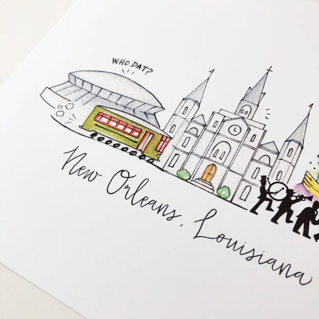 New Orleans, Louisiana Greeting Card