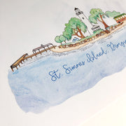 Saint Simons Island, Georgia Greeting Card