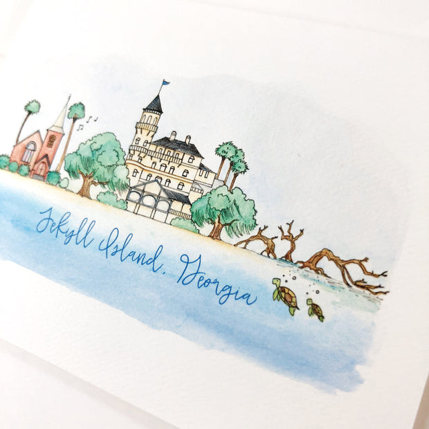 Jekyll Island, Georgia Greeting Card