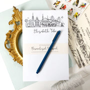 *Available in a Variety of Skylines* Personalized Notepads