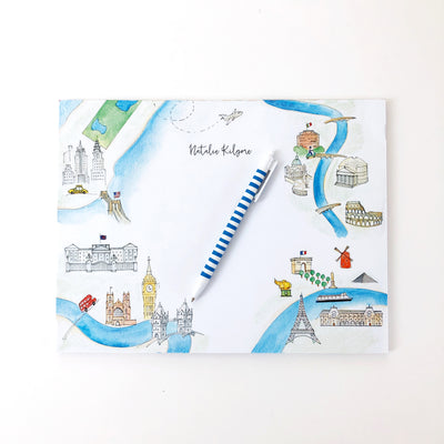 Maps of the World Personalized Notepad