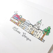 Athens Skyline Greeting Card