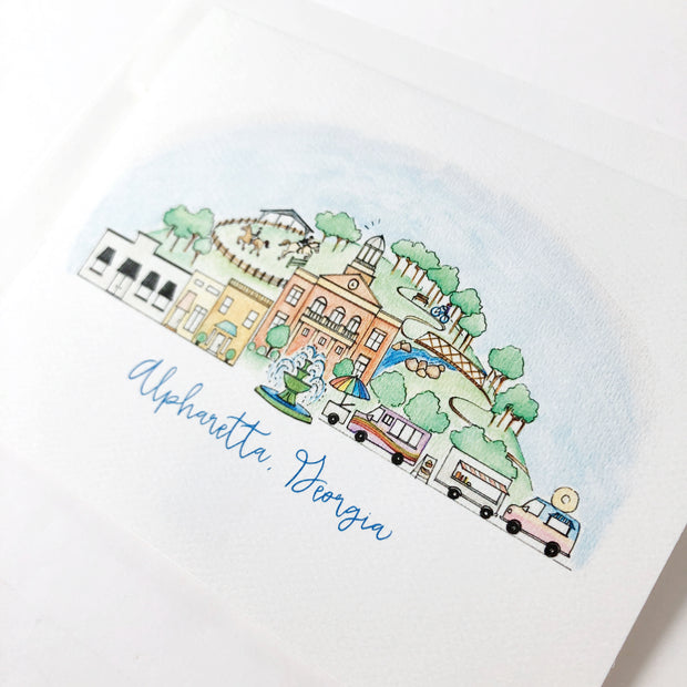 Alpharetta, Georgia Greeting Card