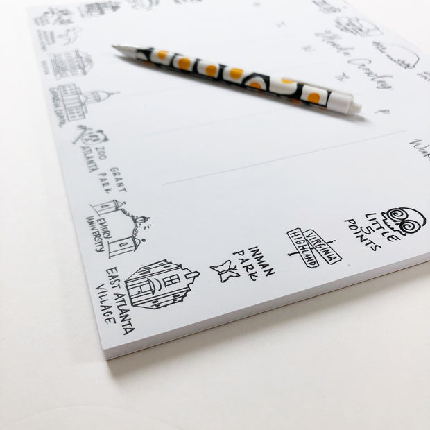 Atlanta, Georgia Weekly Personalized Notepad