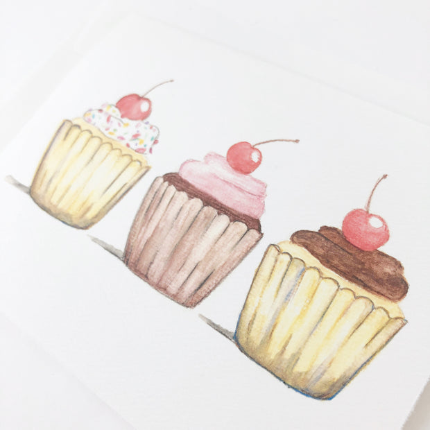 Cupcake Birthday Greeting Card