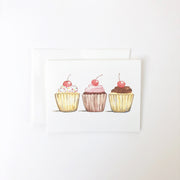 Cupcake Birthday Greeting Card