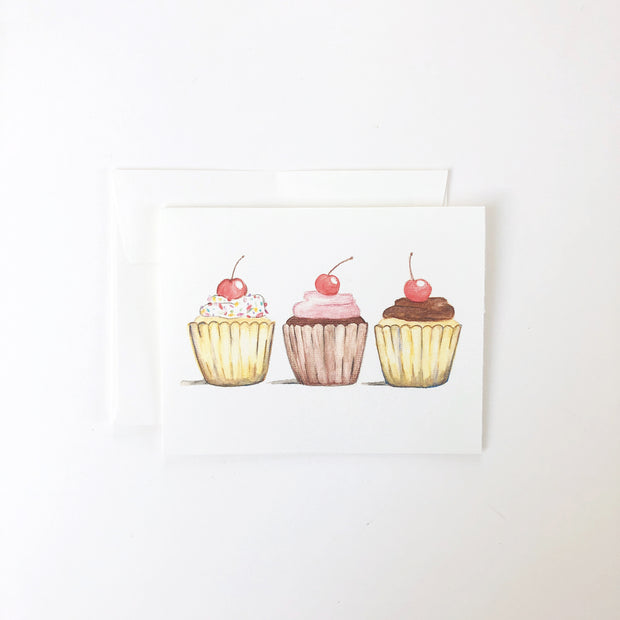 Cupcake Birthday Greeting Card