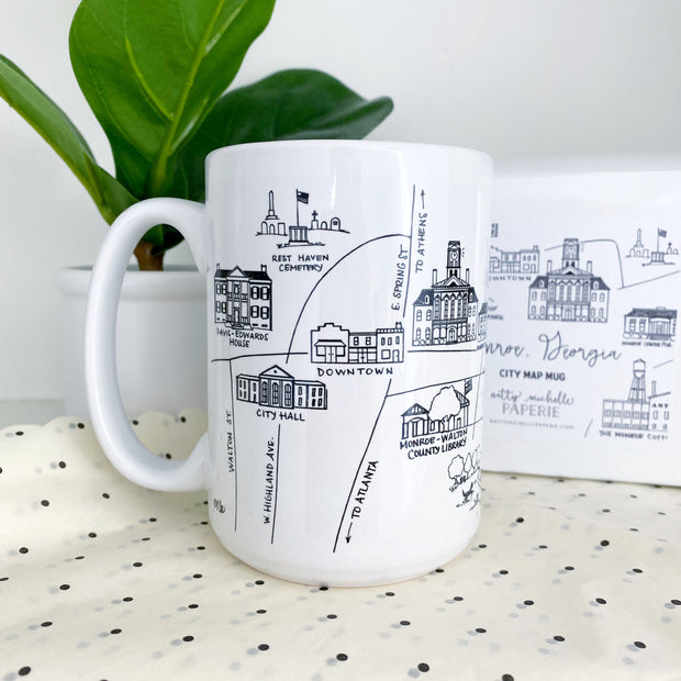 Monroe Map Mug