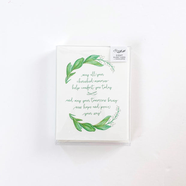 Lily of the Valley Sympathy Greeting Card