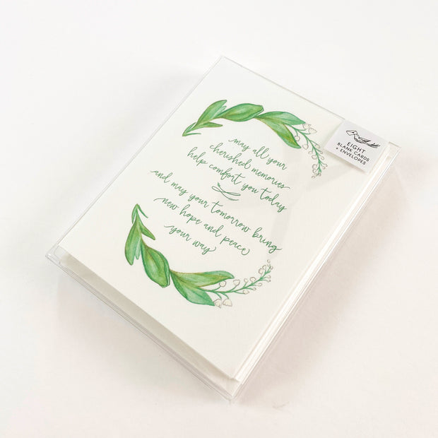Lily of the Valley Sympathy Greeting Card