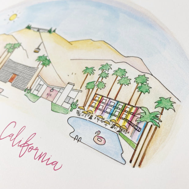 Palm Springs, California Art Print