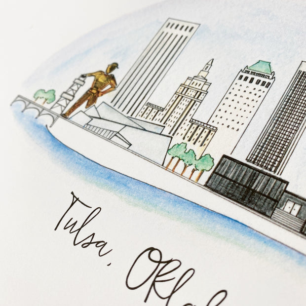 Tulsa, Oklahoma Art Print