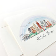 Atlanta, Georgia Skyline Greeting Card