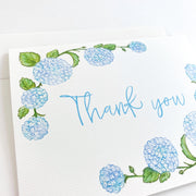 Hydrangea Thank You Greeting Card