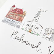 Richmond, Virginia Art Print