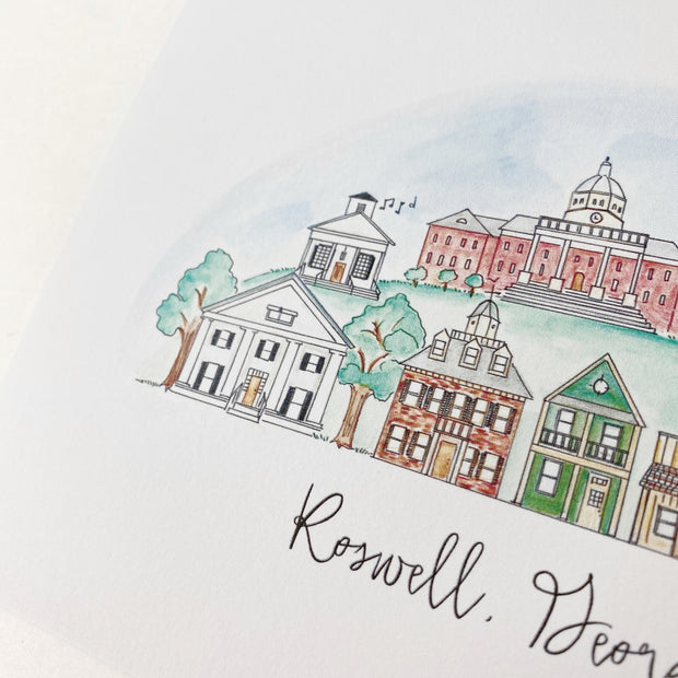 Roswell, Georgia Greeting Card
