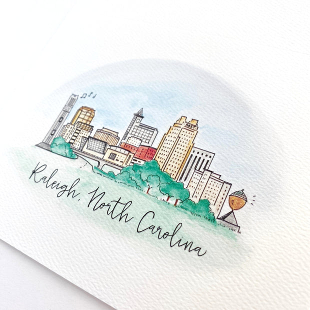 Raleigh, North Carolina Greeting Card