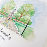 Birmingham, Alabama landmarks: Samford University Art Print