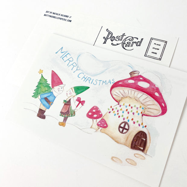 Gnome for the Holidays Postcards