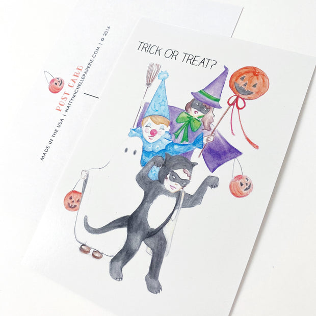 Trick or Treat Postcards