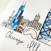 Chicago, Illinois Art Print