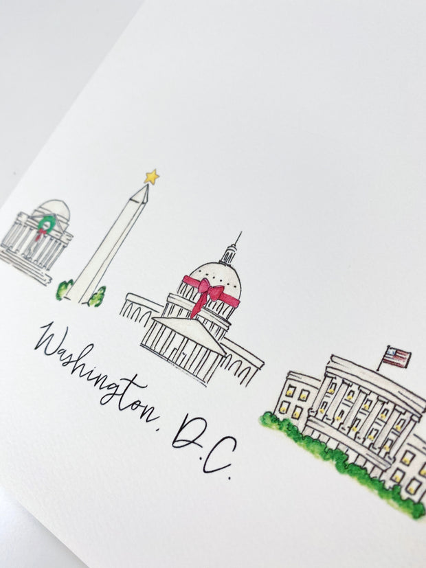 Washington, D.C. Holiday Greeting Card