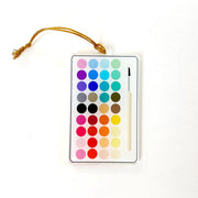 Paint Palette Acrylic Ornament