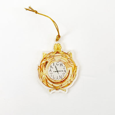 Atlanta Rich's Clock Acrylic Ornament