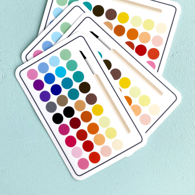 Paint Palette Sticker