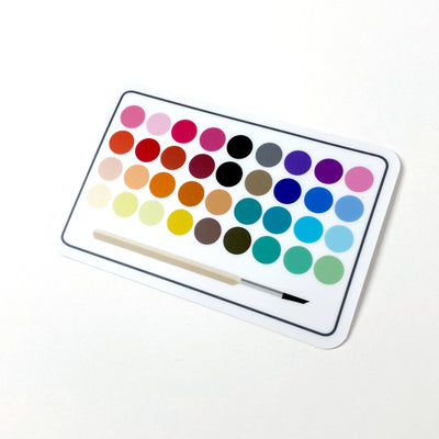 Paint Palette Sticker
