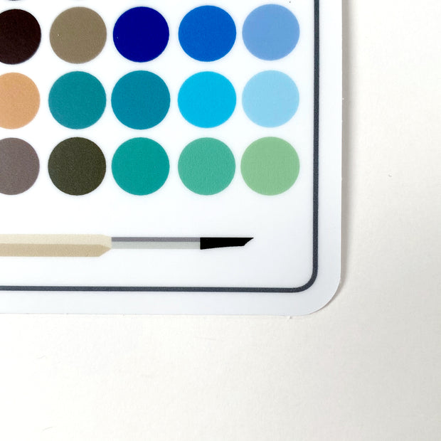 Paint Palette Sticker