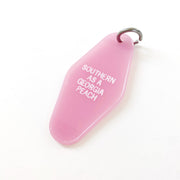 Georgia Peach Motel Keychain