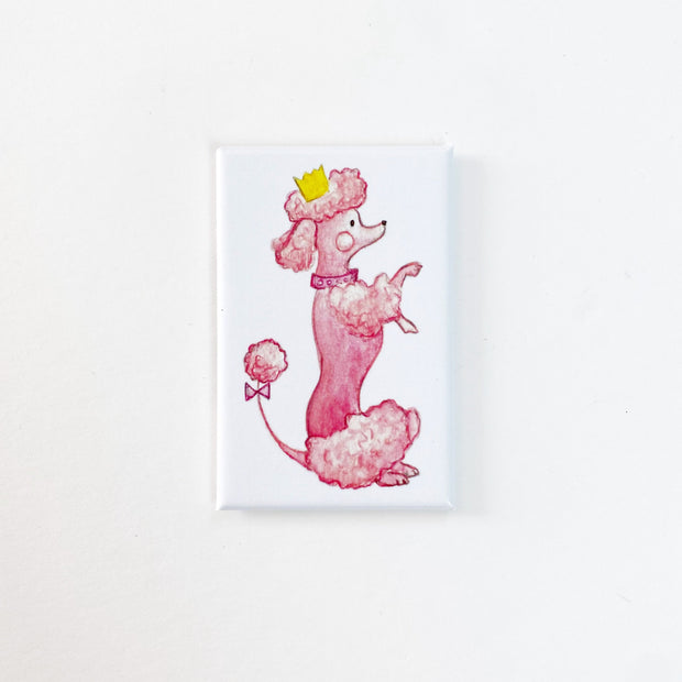 Pink Poodle Magnets