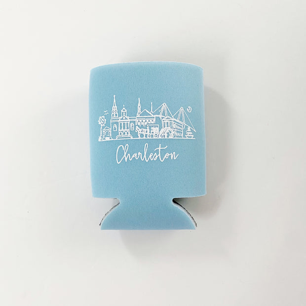 Charleston Rainbow Row Can Holder