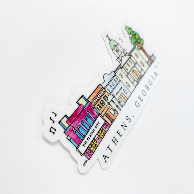 Athens Skyline Sticker