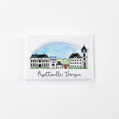 Fayetteville, GA Skyline Magnets