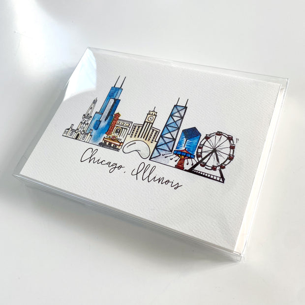 Chicago Skyline Greeting Card
