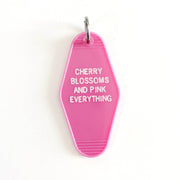 Cherry Blossoms Motel Keychain